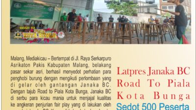 ePaper : Latpres Janaka Road to Piala Kota Bunga Sedot 500 Peserta